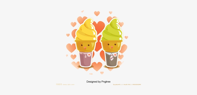 Cartoon Ice Cream Dessert, Cream, Ice Cream, Dessert - Ice Cream Vector Cute, transparent png