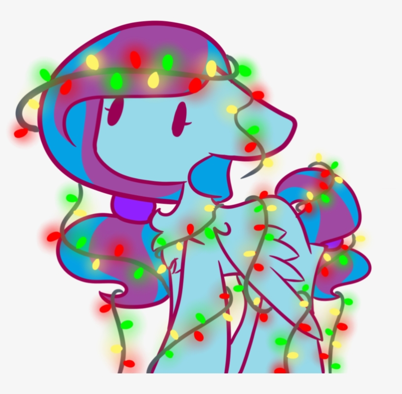 Naty7913, Chibi, Christmas, Christmas Lights, Female, - Illustration, transparent png