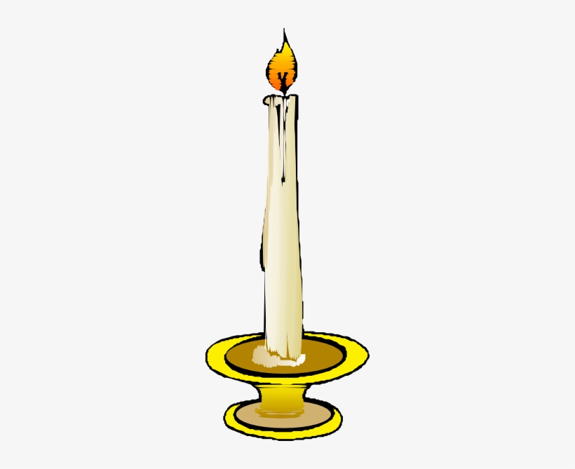 Candle - Candle In Holder Clipart, transparent png