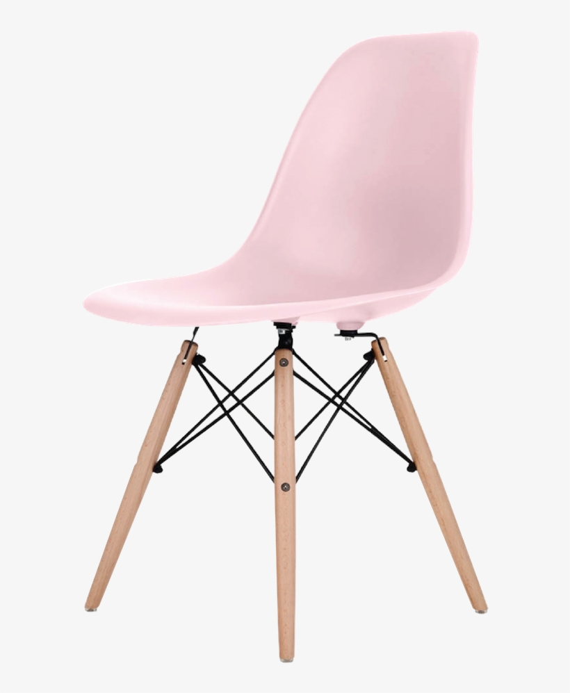 Dswpink-13 - La Valley - Eames Style Dsw Molded Plastic Shell Dining, transparent png