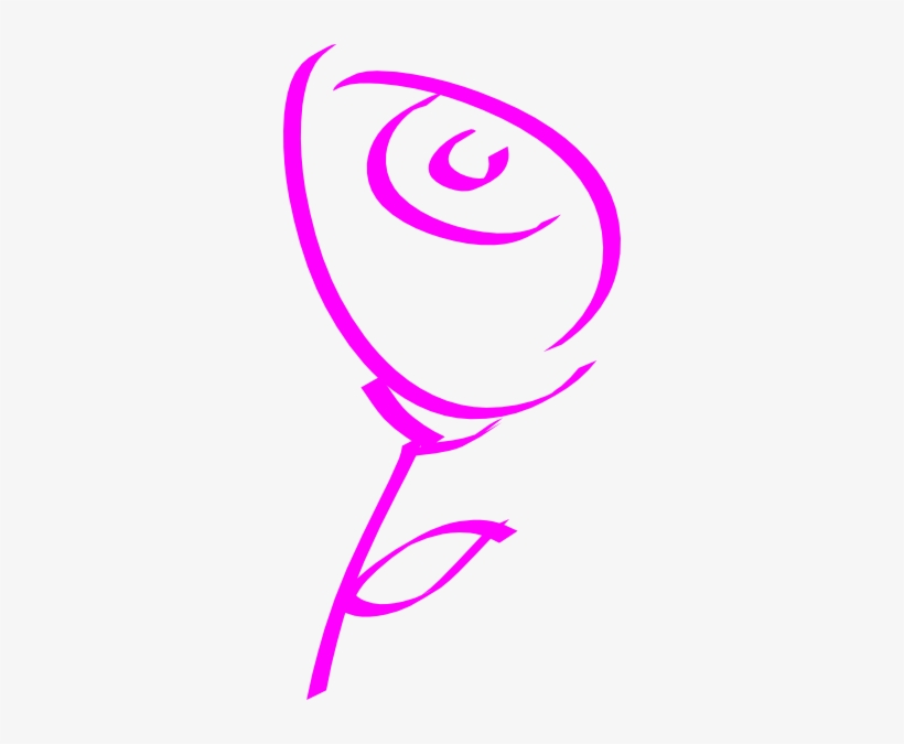 Png Rose Outline, transparent png