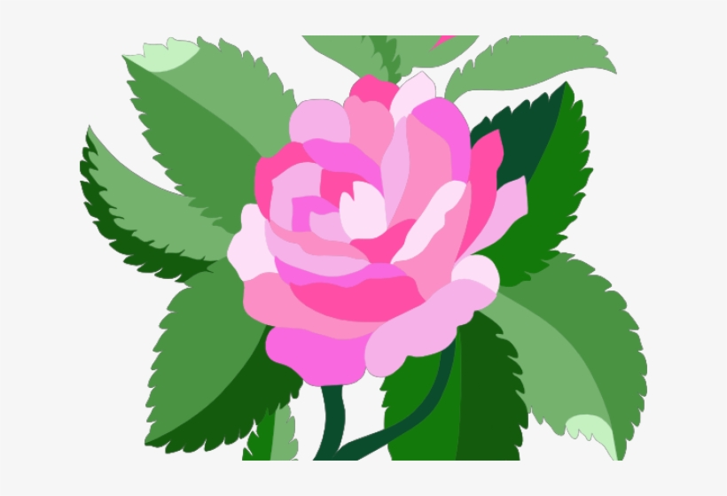 Yellow Rose Clipart Red Rose Outline - Art Nouveau Rose, transparent png