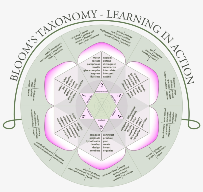 File - Blooms Rose - Svg - Bloom's Taxonomy Rose, transparent png