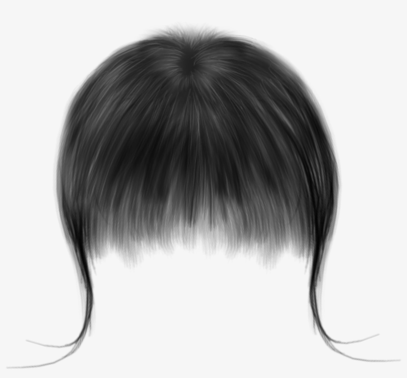 Hairstyle Capelli Transprent Png Free Forehead Head - Short Hair Wig Transparent, transparent png