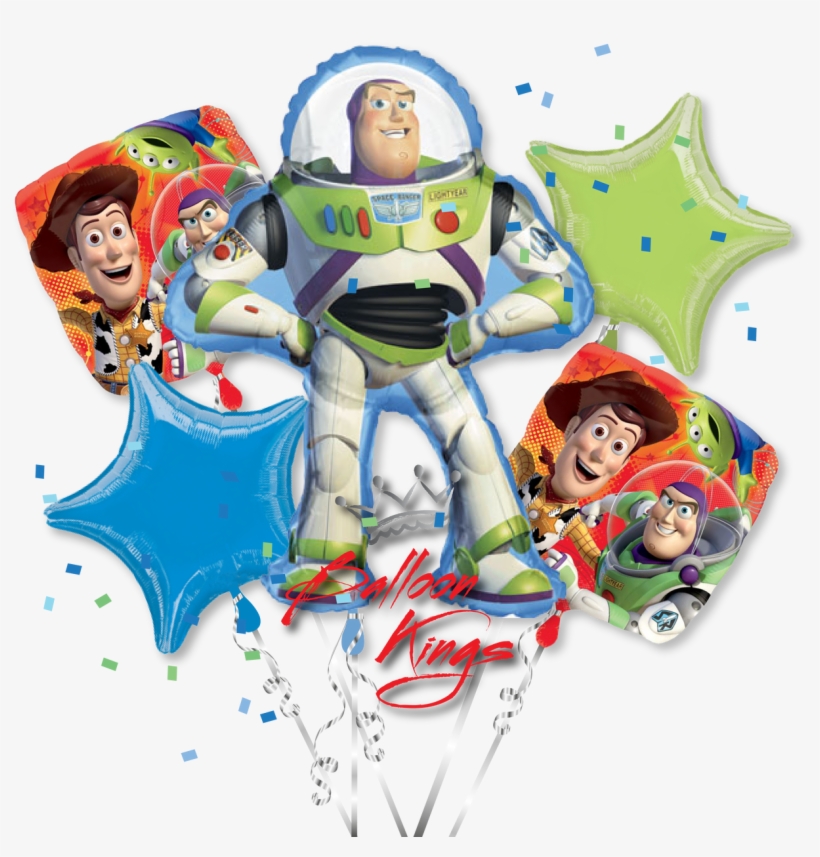 Toy Story Bouquet - Toy Story Balloons, transparent png
