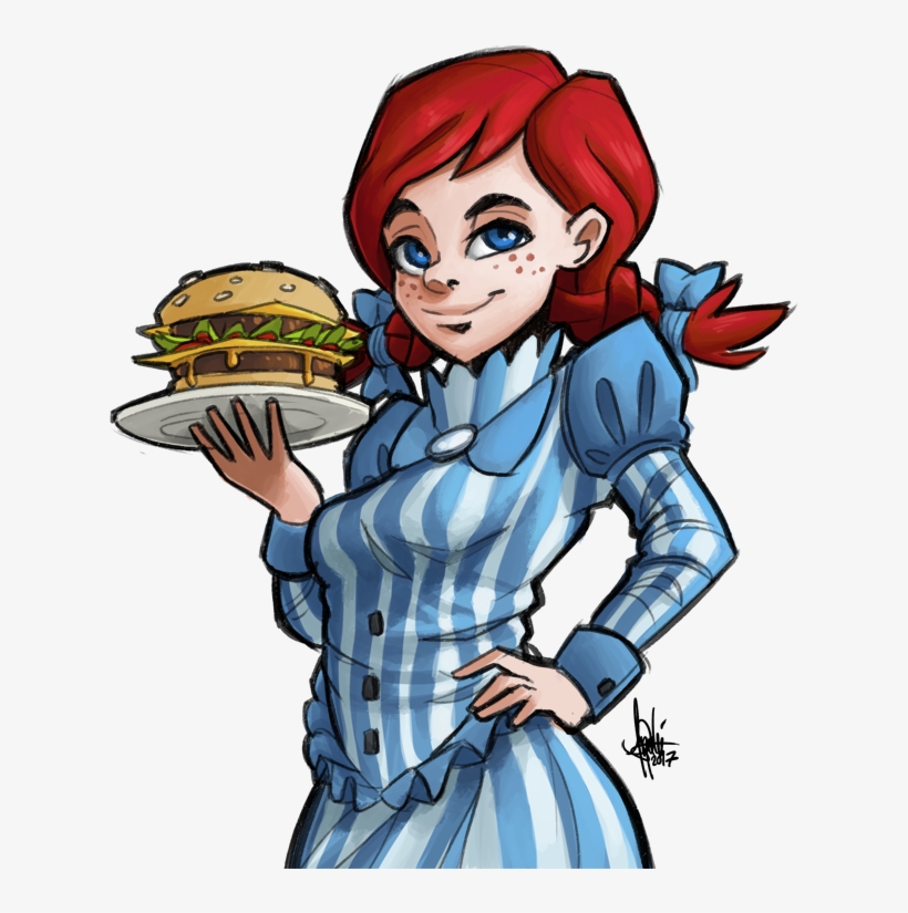 Hamburger Fast Food Cartoon Fictional Character Male - Wendys Transparent, transparent png
