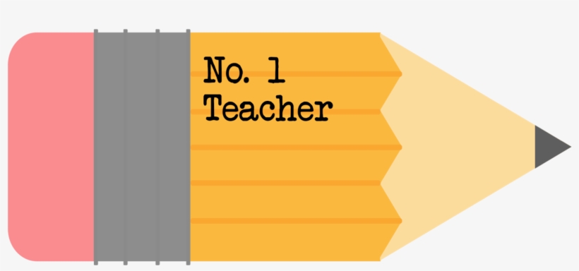 1 Teacher Free Printable Pencil Gift Tag - Teachers Day Gift Tag Printable, transparent png