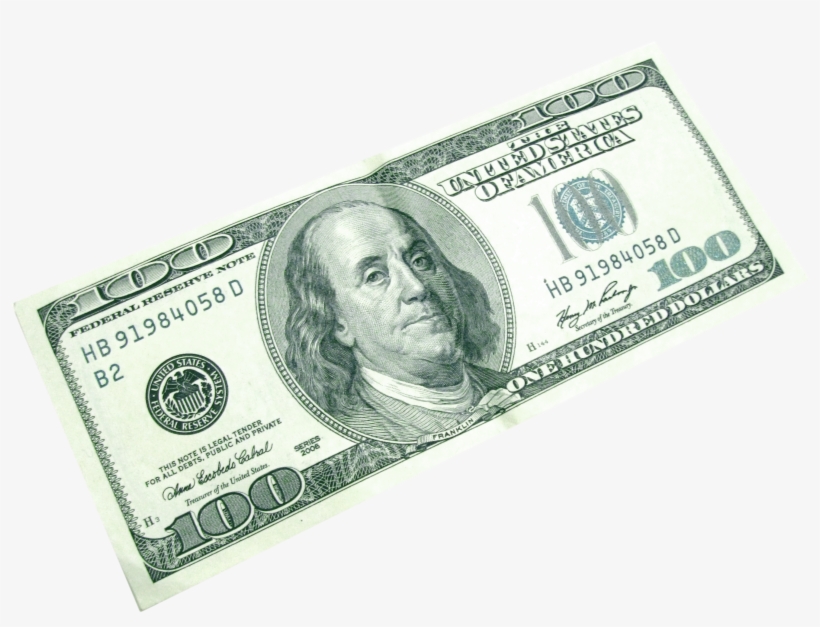 United States One Hundreddollar - One Hundred Dollar Bill Png, transparent png