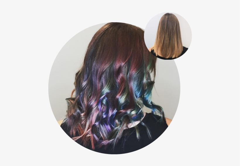 Deep Treatment - Overtone Before And After Brown Hair, transparent png