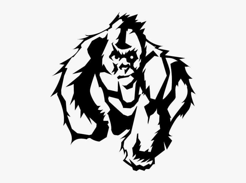 Gorilla Vector Png - Gorilla Drawing Png, transparent png