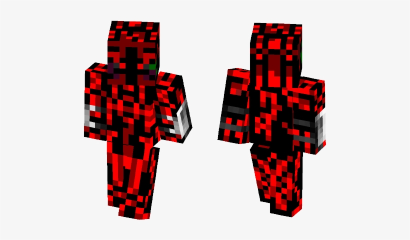 Devil Death With Red Eyes - Minecraft Skin Spider Man Homecoming