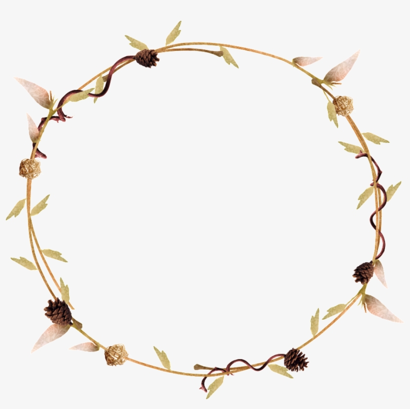 Hand Painted Simple Elegant Garland Png Transparent - Necklace, transparent png