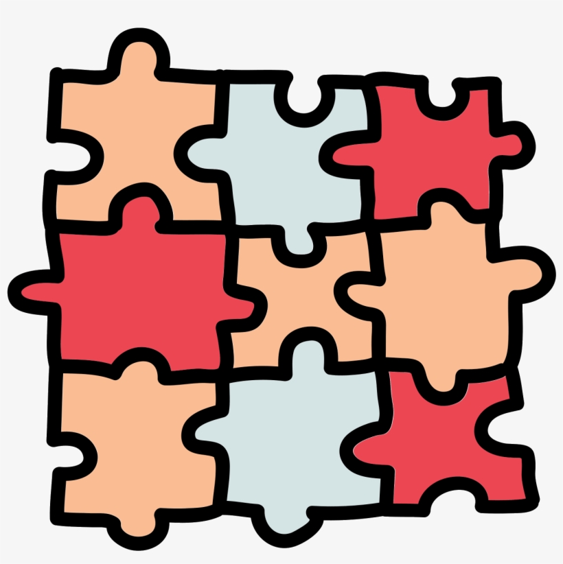 Big Puzzle Icon - Figuras De Un Rompecabezas, transparent png