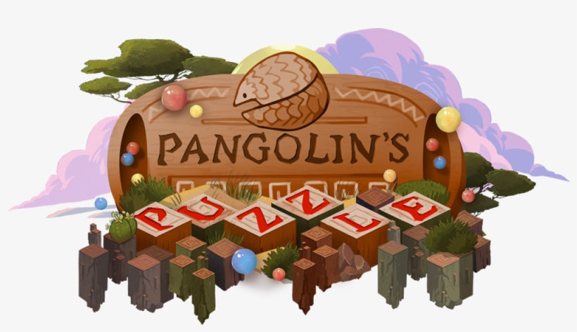 Pangolin's Puzzle Logo - Manis, transparent png