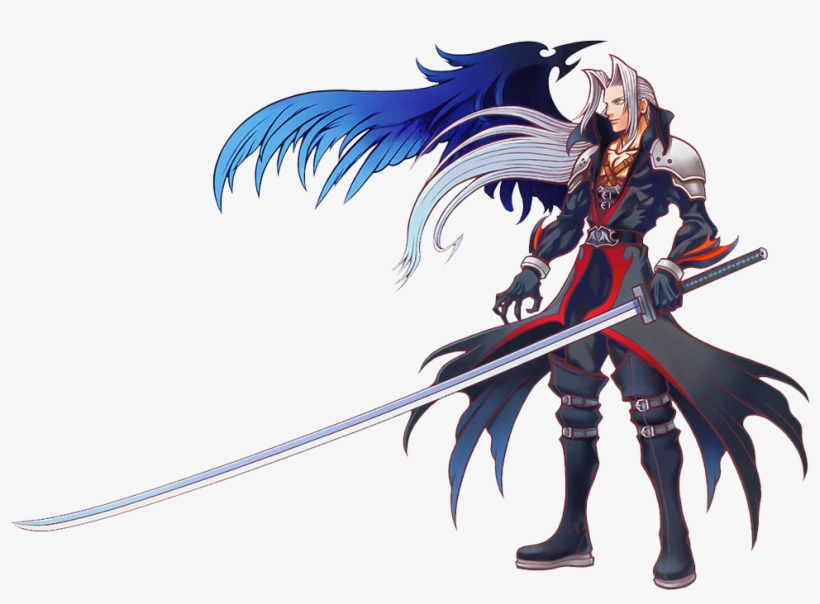 Kingdom Hearts Sephiroth, transparent png