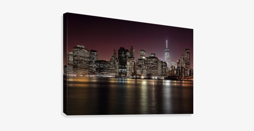Nyc Skyline Canvas Print - Print On Canvas: Merino's Nyc Skyline, 32x48in., transparent png