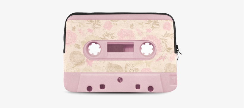 Vintage Retro Soft Pink Cassette Tape Macbook Air 13" - Interestprint Designed Laptop Shoulder Bag Retro Vintage, transparent png