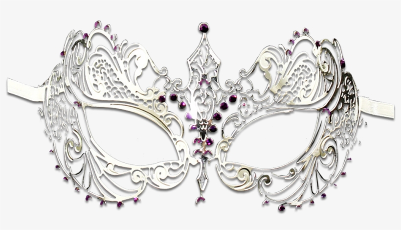Silver Masquerade Mask Png - Silver Masquerade Mask Transparent, transparent png