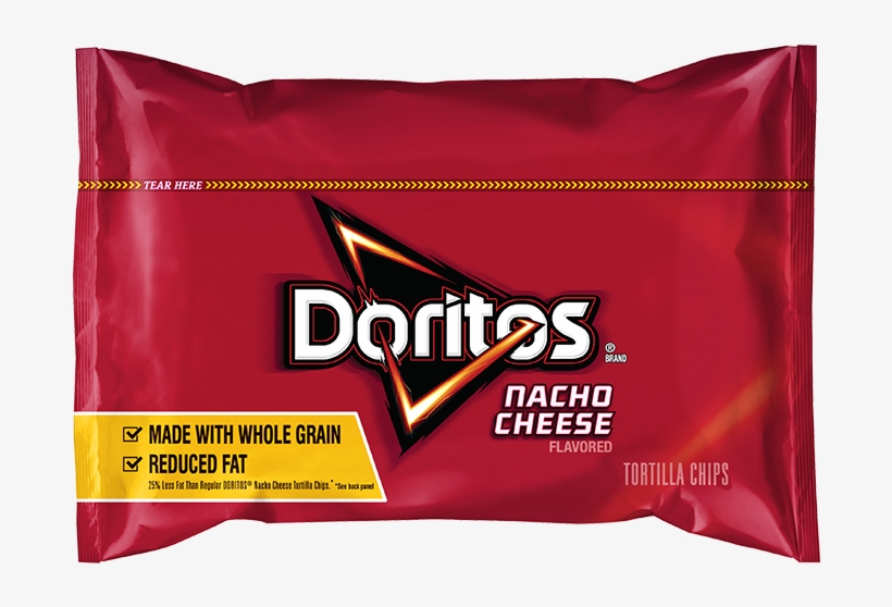 Doritos® - Doritos Nacho Cheese Flavored Tortilla Chips 9.75 Ounce, transparent png