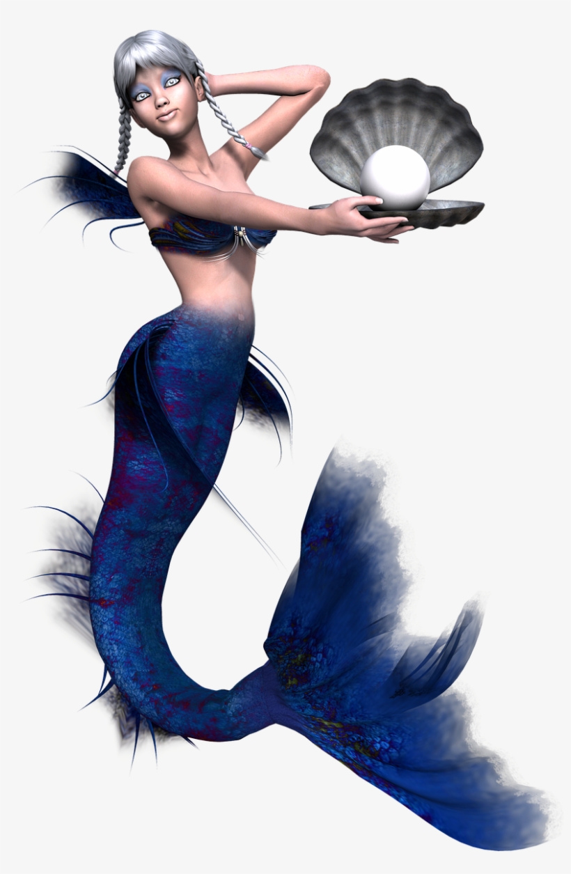 Girl Mermaid Legend - Mermaid, transparent png