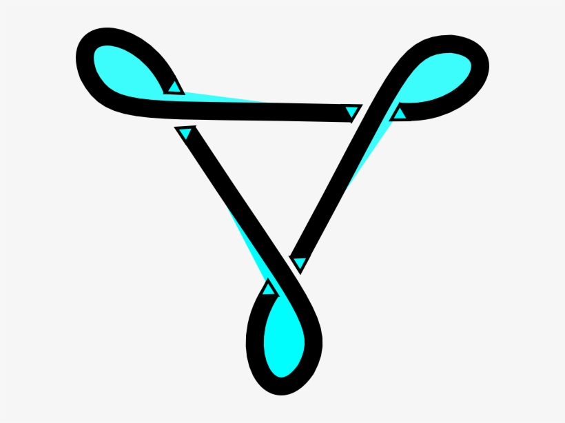Squiggly Triangle2 Clip Art At Clker - Celtic Triangle, transparent png