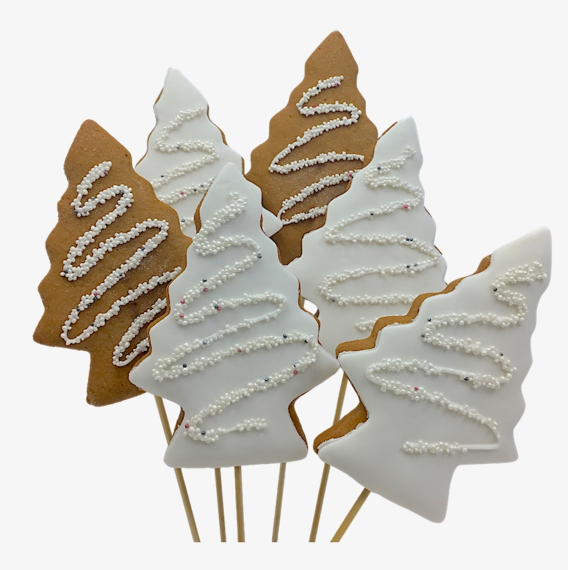 Cookies Xmas Trees White Sparkle - Christmas Day, transparent png