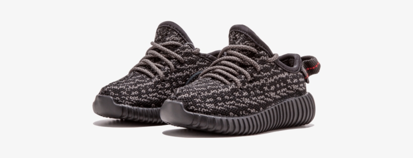 Adidas Yeezy Boost 350 Infant "pirate Black" Pirblk/blugra/cblack - Black Yeezy, transparent png