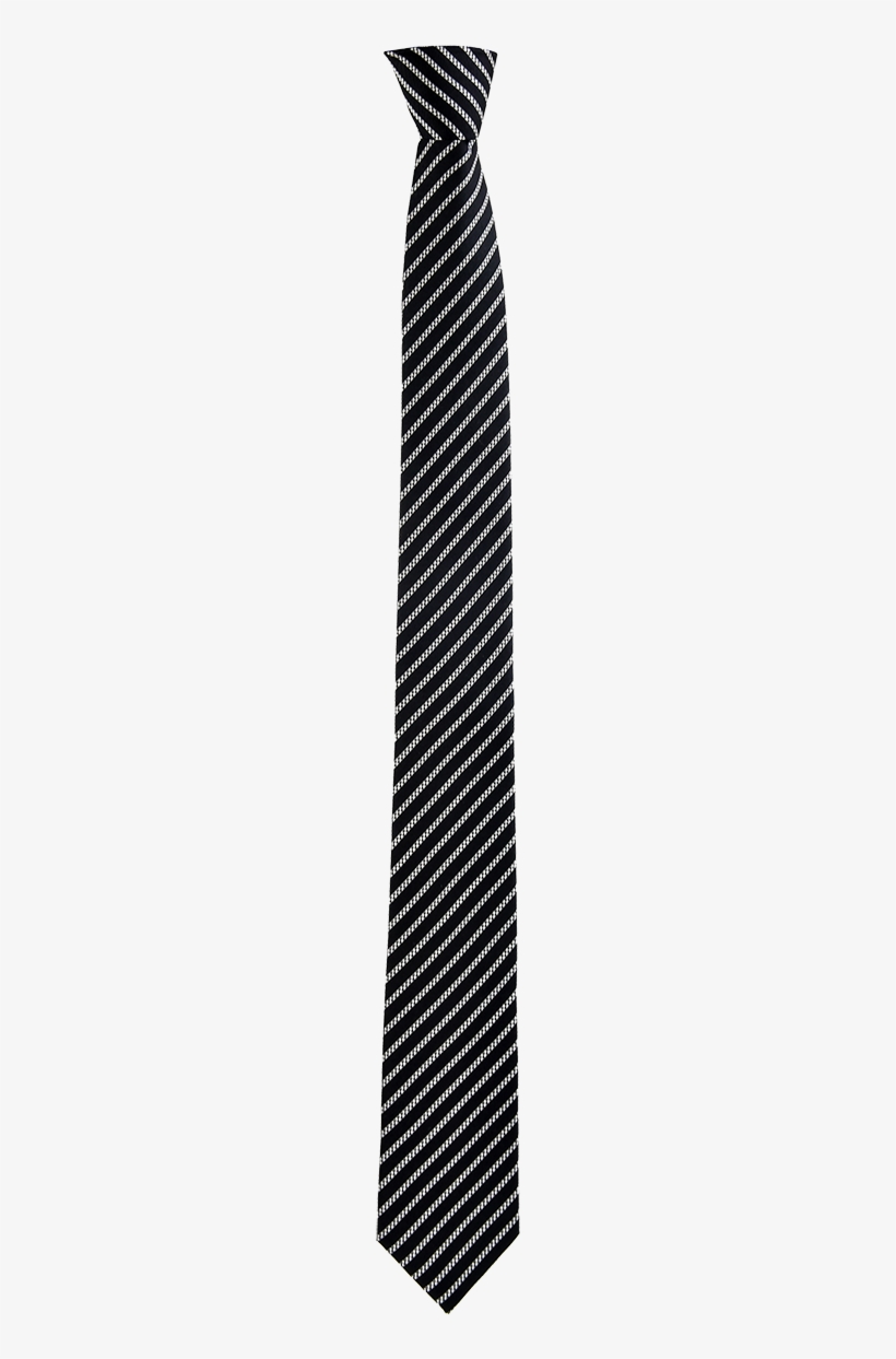 Skinny Lined Haig Tie In Black - Pattern, transparent png