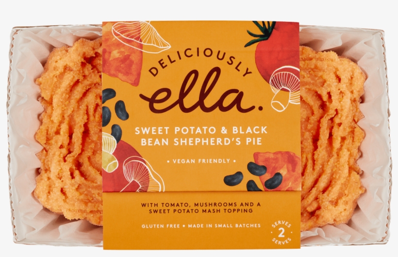 Deliciously Ella Sweet Potato & Black Bean Shepherd's - Food, transparent png