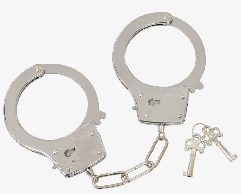 Diecast Handcuffs, , Large - Handbojor Leksak, transparent png