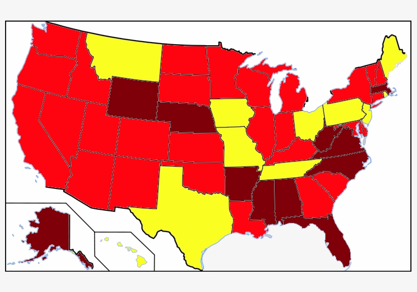32, 23 April 2009 - Rich States Poor States Map, transparent png