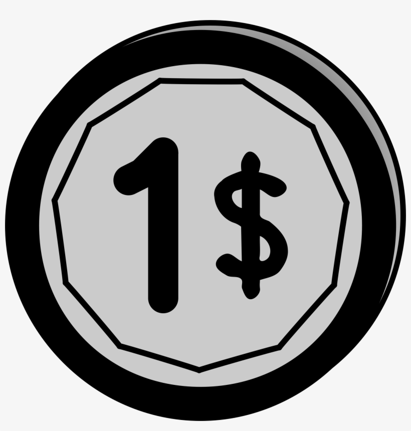 This Free Icons Png Design Of Susan B - Dollar Coin Clip Art, transparent png