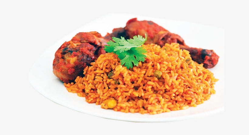 Jollof-rice - Plate Of Jollof Rice, transparent png