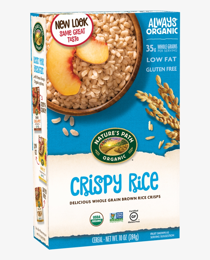 Nature's Path Crispy Rice Cereal Nutrition, transparent png