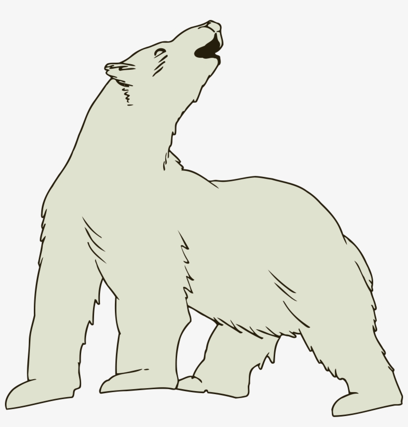 This Free Icons Png Design Of Polar Bear 3 - Wild Polar Bear Clipart, transparent png