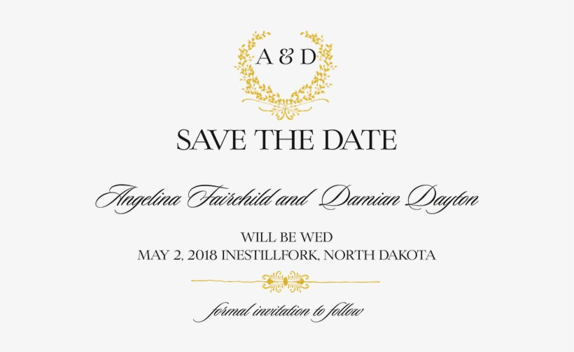 Save The Date Invitations Invitations The Write Choice - Save The Date, transparent png