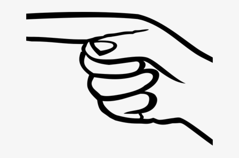 Clip Art Hand Pointing, transparent png