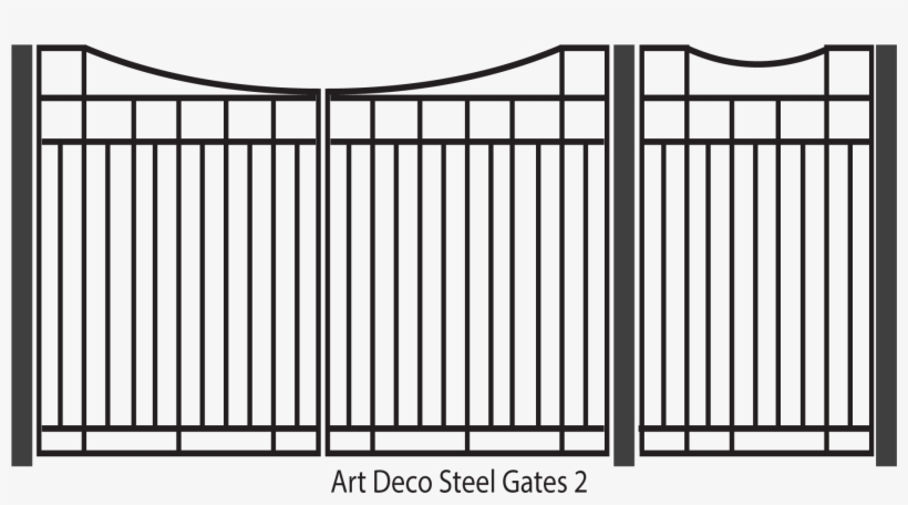 Art Deco Steel - Art Deco Gate Designs, transparent png