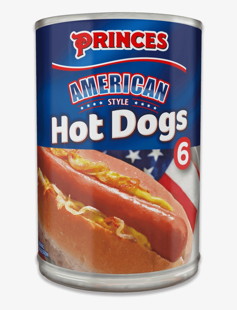 American Style Hot Dogs - Princes 8 Premium Hot Dogs 400g, transparent png