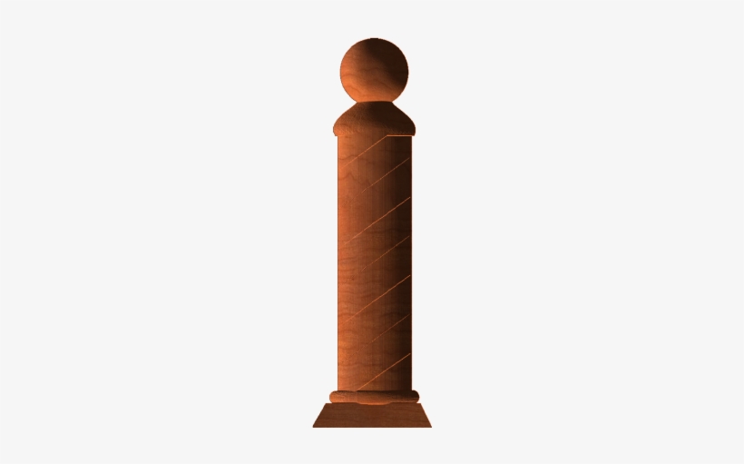 Barber Pole - Plywood, transparent png