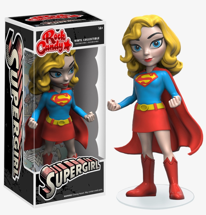Supergirl Rock Candy 5” Vinyl Figure - Funko Rock Candy Supergirl, transparent png