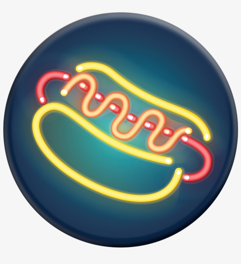 Neon Hot Dog - Neon Sign, transparent png