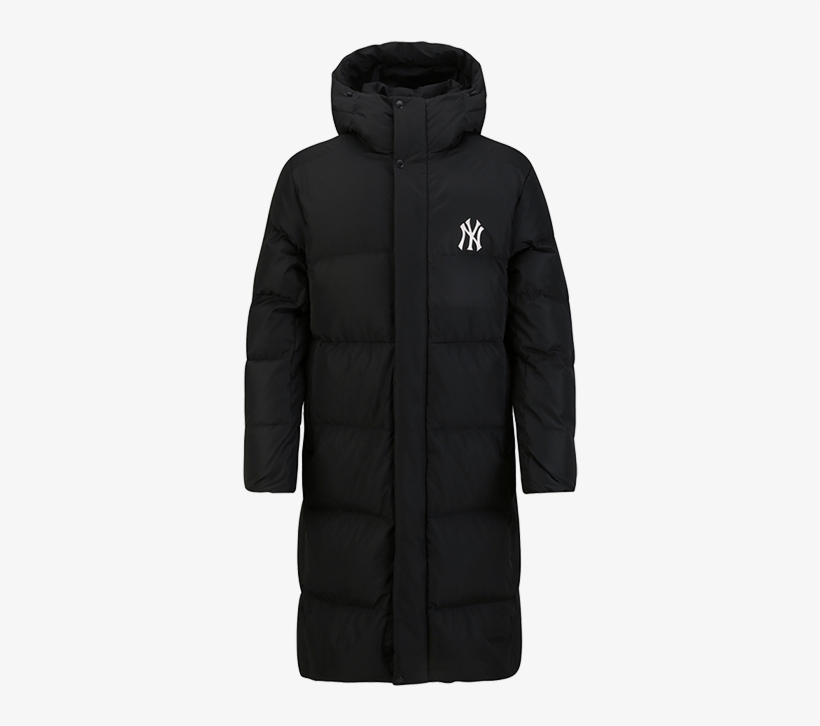Exo Mlb Padding New York Yankees Logo Mega Long Padded - Prada Raincoat Mens, transparent png