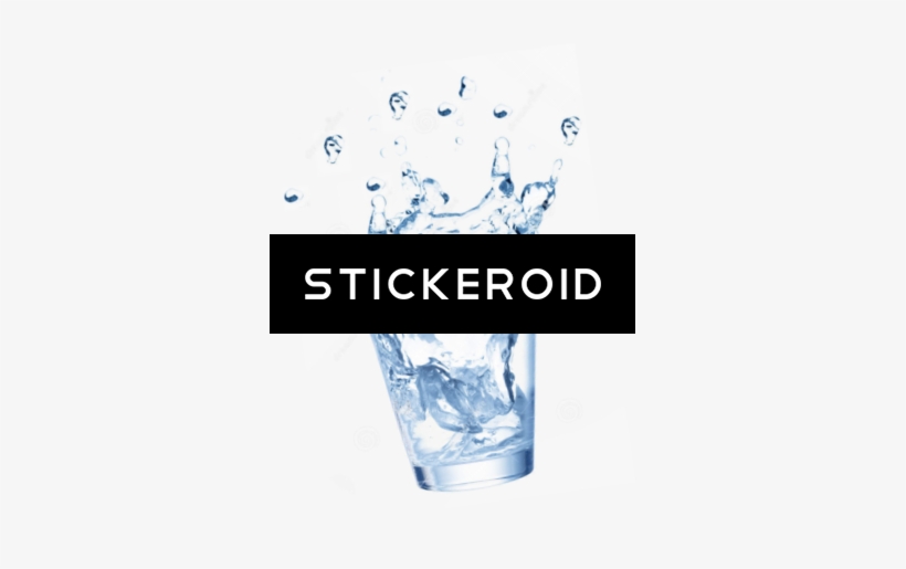 Water Glass Food - Overflowing Png, transparent png