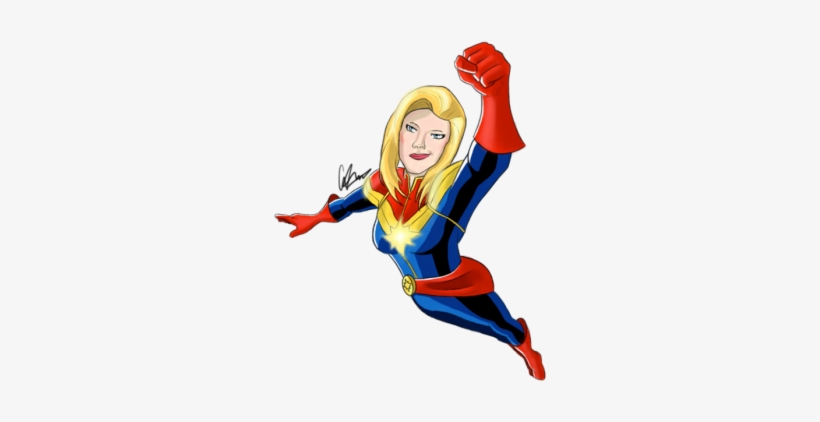 Captain Marvel - Captain Marvel Clipart, transparent png