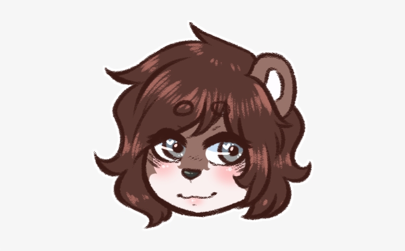 River Otter Girl By Peanut - Cartoon, transparent png