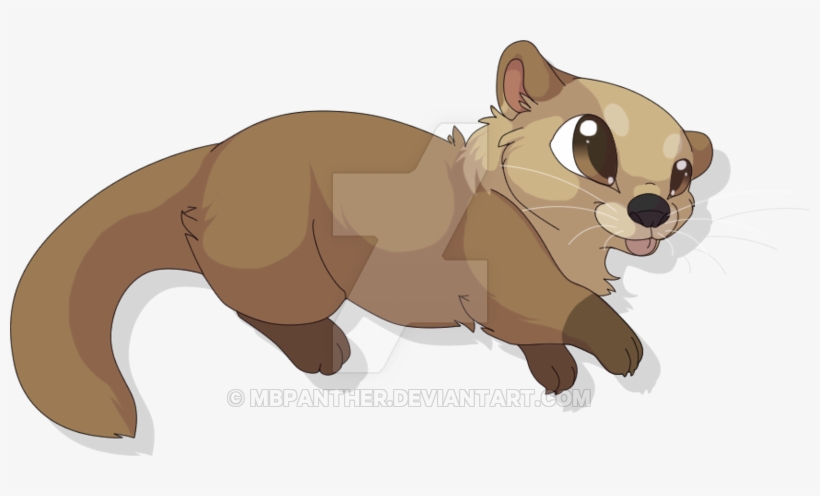 By Mbpanther On Deviantart - Cute Otter Drawings, transparent png