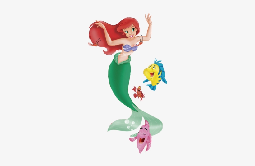 Little Mermaid Ariel - Autism Awareness With Many Cartoon Characters, transparent png