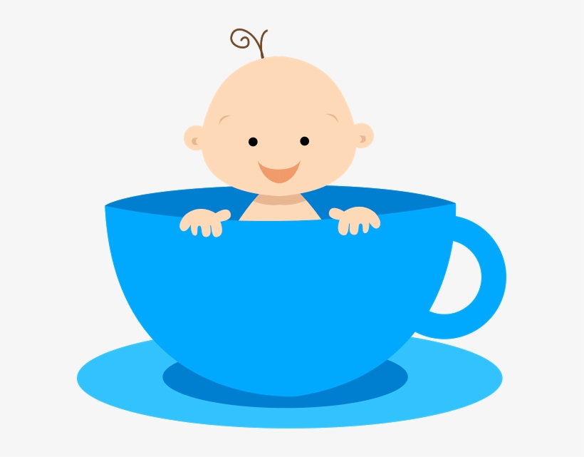 Baby Shower Niño Png - Baby In A Teacup Clipart, transparent png