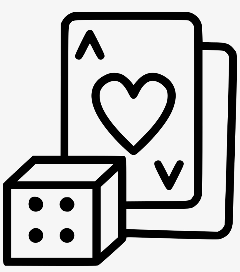 Gambling Dice Playing Cards - Gambling, transparent png